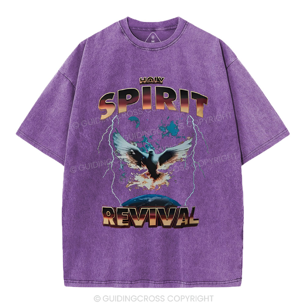 Holy Spirit Christian Washed T-Shirt