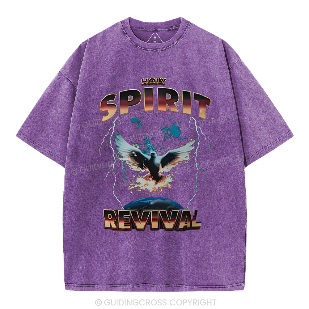 Holy Spirit Christian Washed T-Shirt