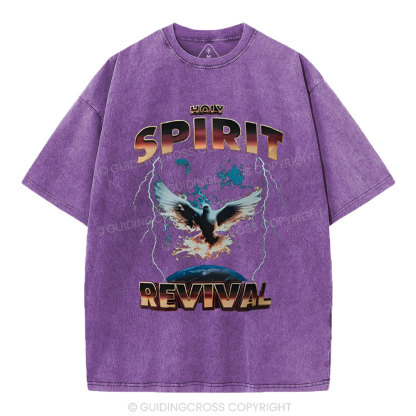 Holy Spirit Christian Washed T-Shirt