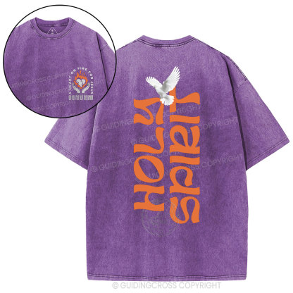 Holy Spirit Christian Washed T-Shirt