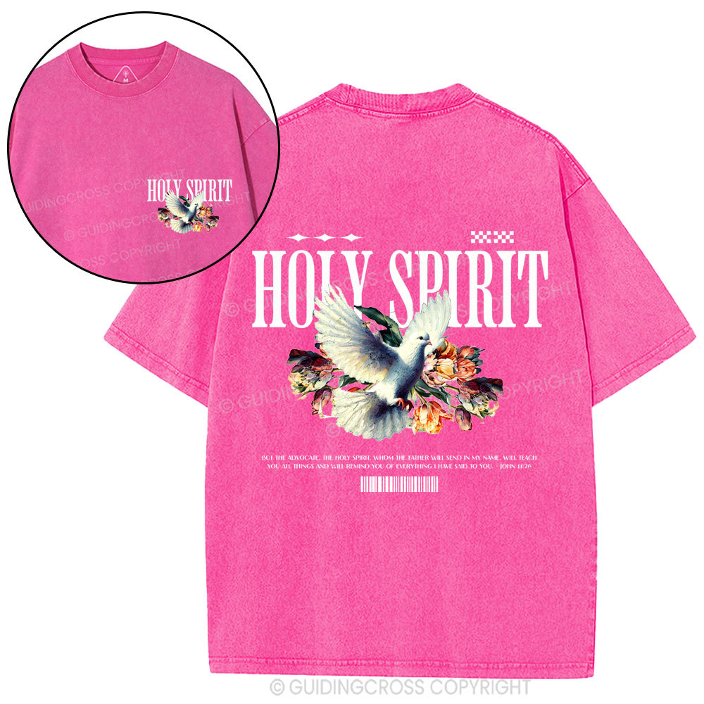 Holy Spirit Christian Washed T-Shirt