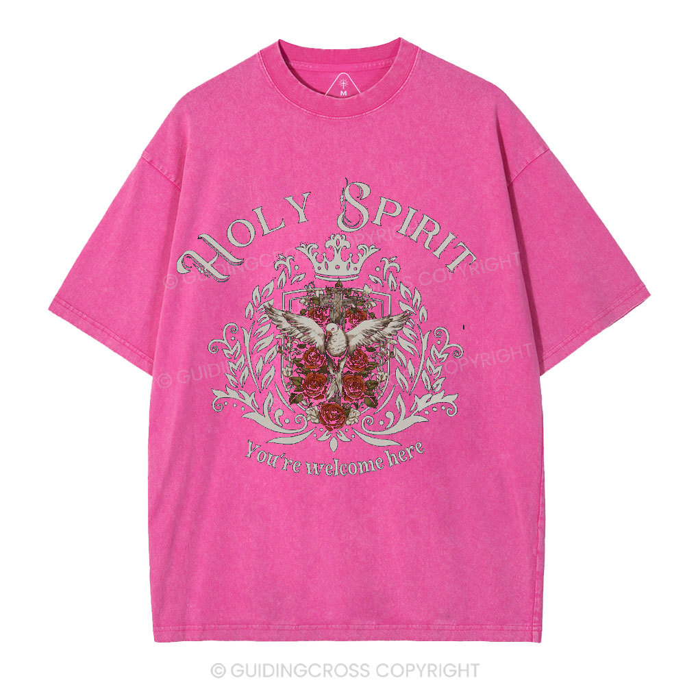 Holy Spirit Christian Washed T-Shirt