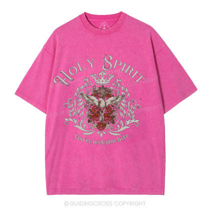 Holy Spirit Christian Washed T-Shirt