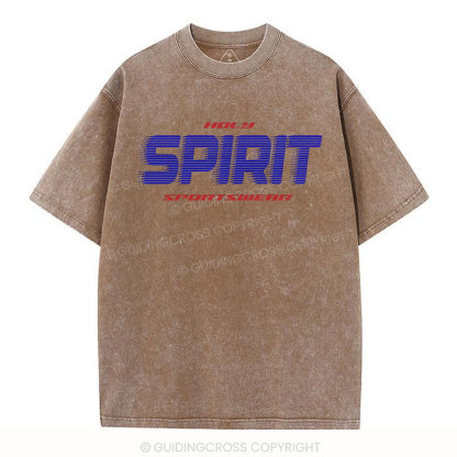 Holy Spirit Christian Washed T-Shirt