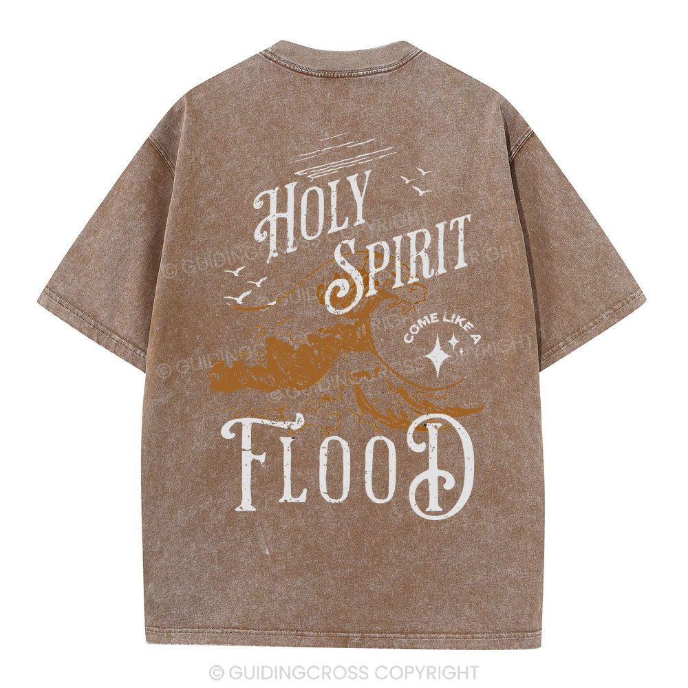 Holy Spirit Christian Washed T-Shirt