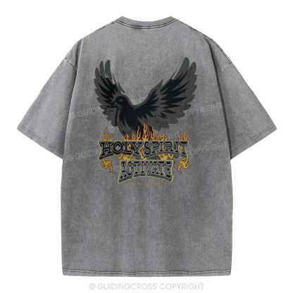 Holy Spirit Christian Washed T-Shirt