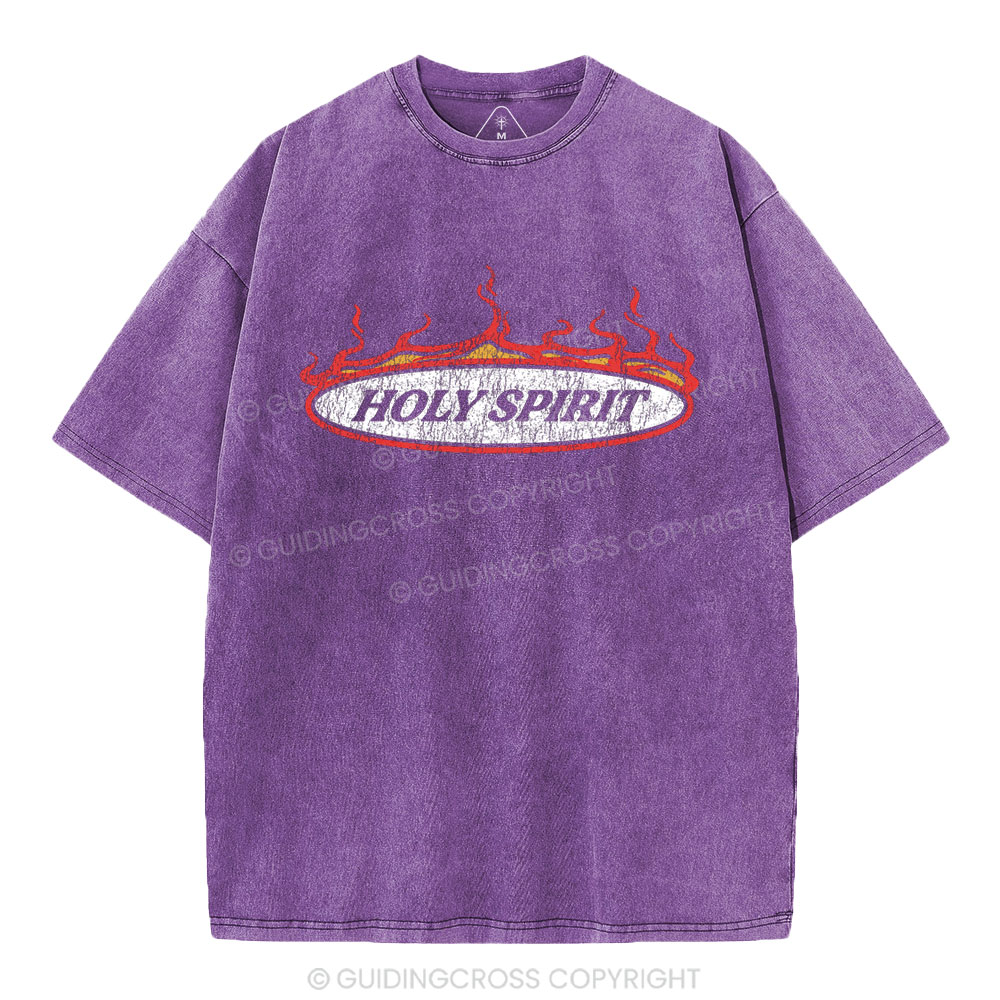 Holy Spirit Christian Washed T-Shirt