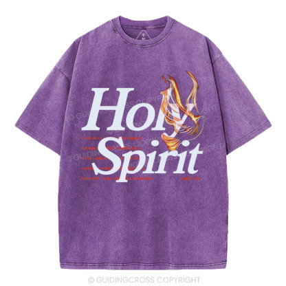 Holy Spirit Christian Washed T-Shirt