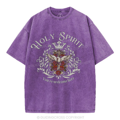 Holy Spirit Christian Washed T-Shirt