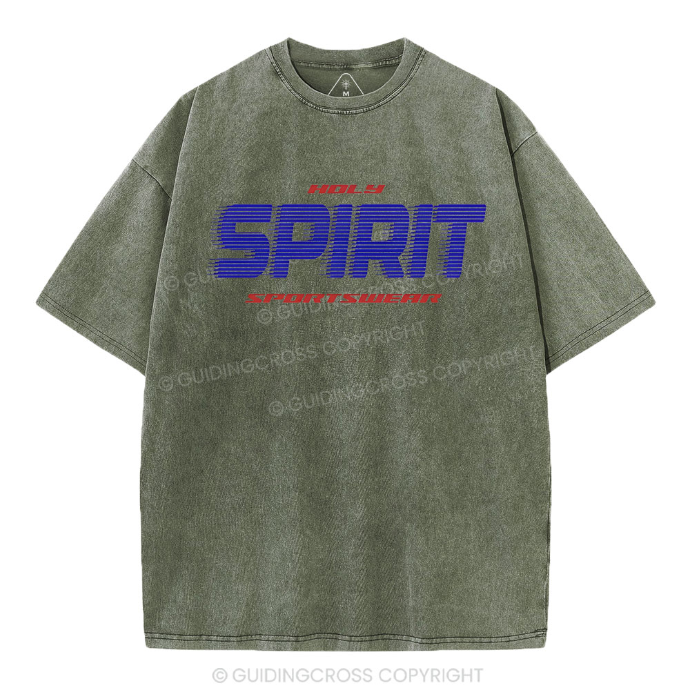 Holy Spirit Christian Washed T-Shirt