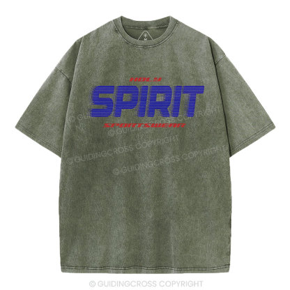Holy Spirit Christian Washed T-Shirt