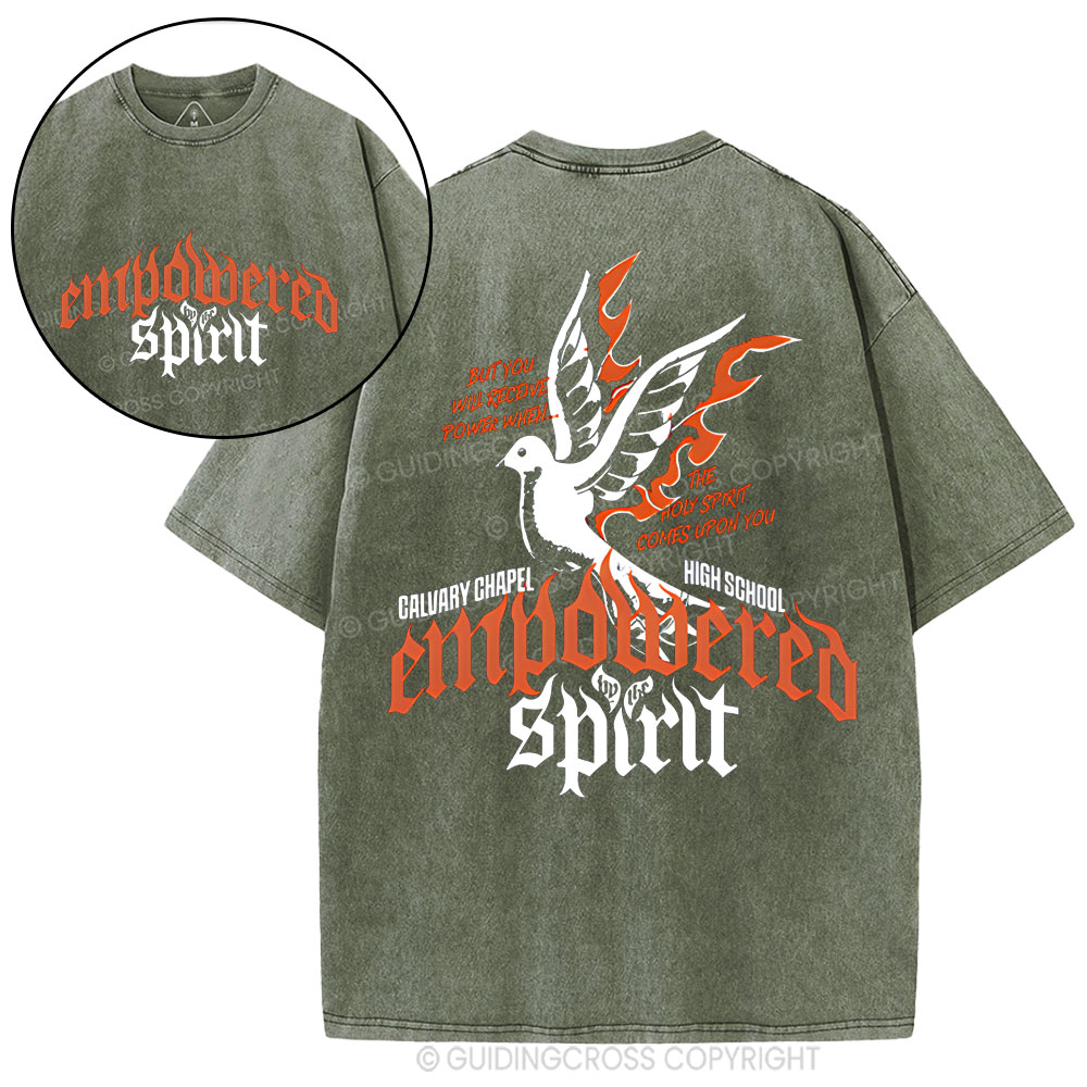 Holy Spirit Christian Washed T-Shirt