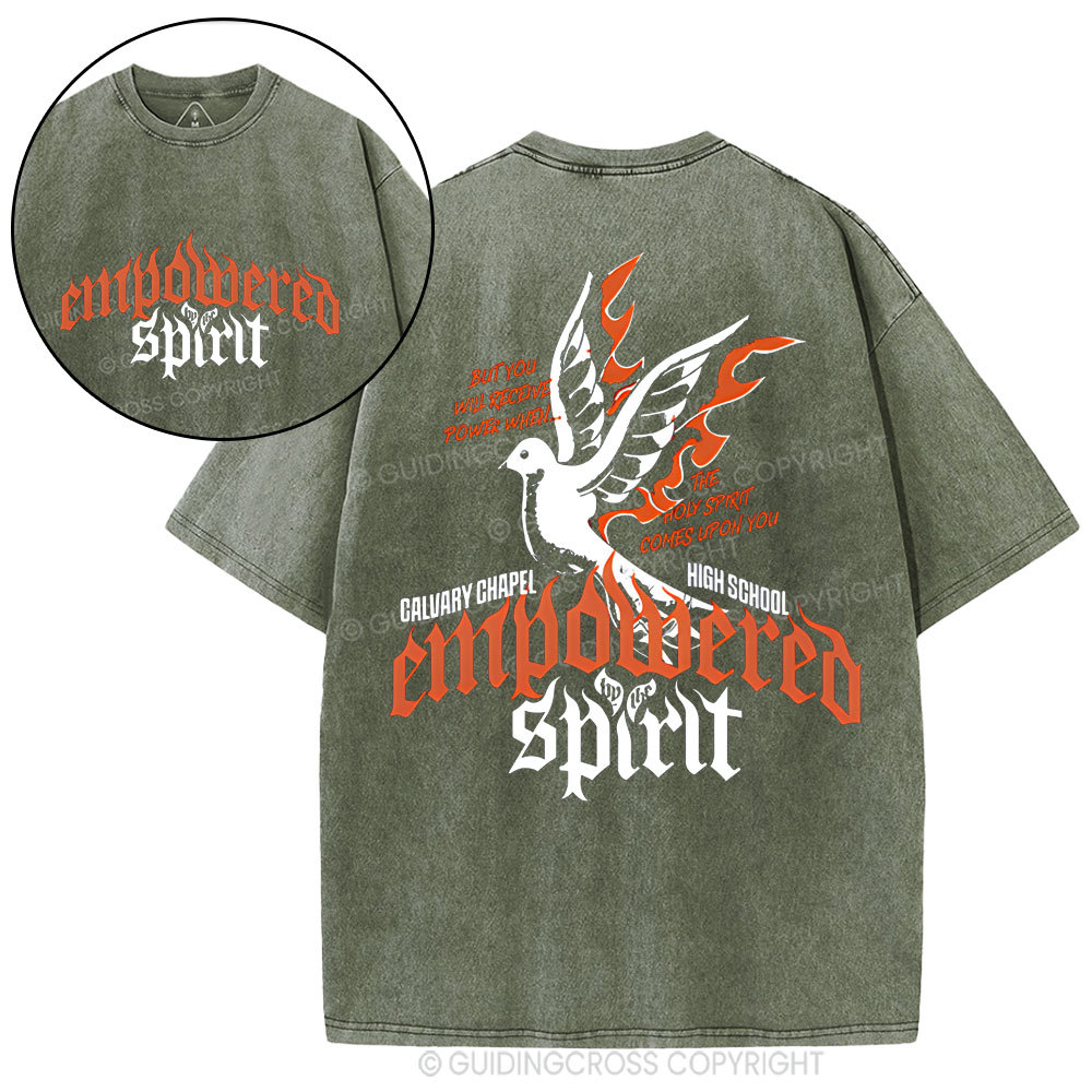 Holy Spirit Christian Washed T-Shirt