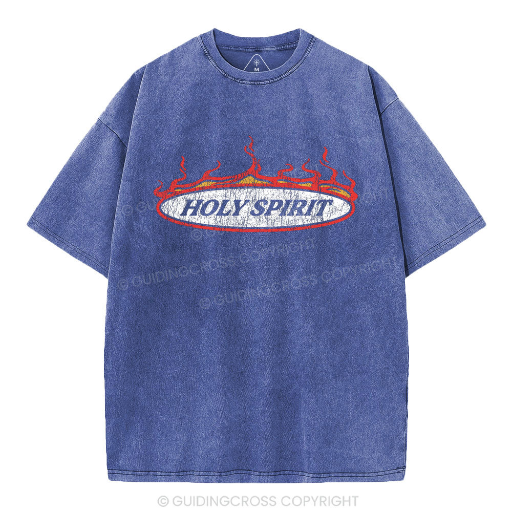 Holy Spirit Christian Washed T-Shirt