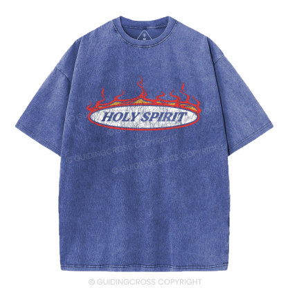 Holy Spirit Christian Washed T-Shirt