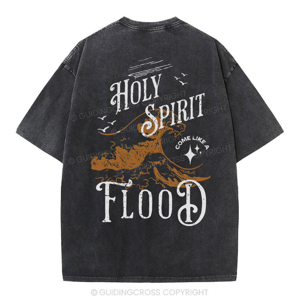 Holy Spirit Christian Washed T-Shirt