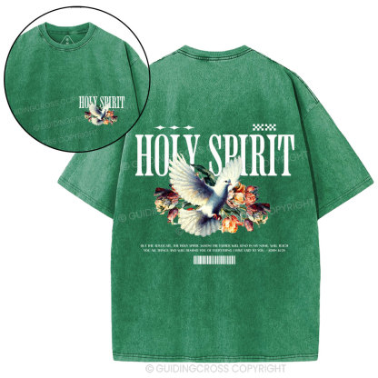 Holy Spirit Christian Washed T-Shirt