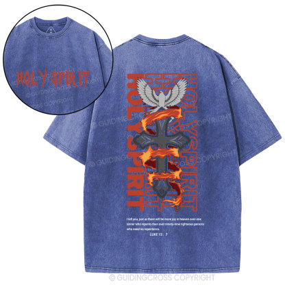 Holy Spirit Christian Washed T-Shirt