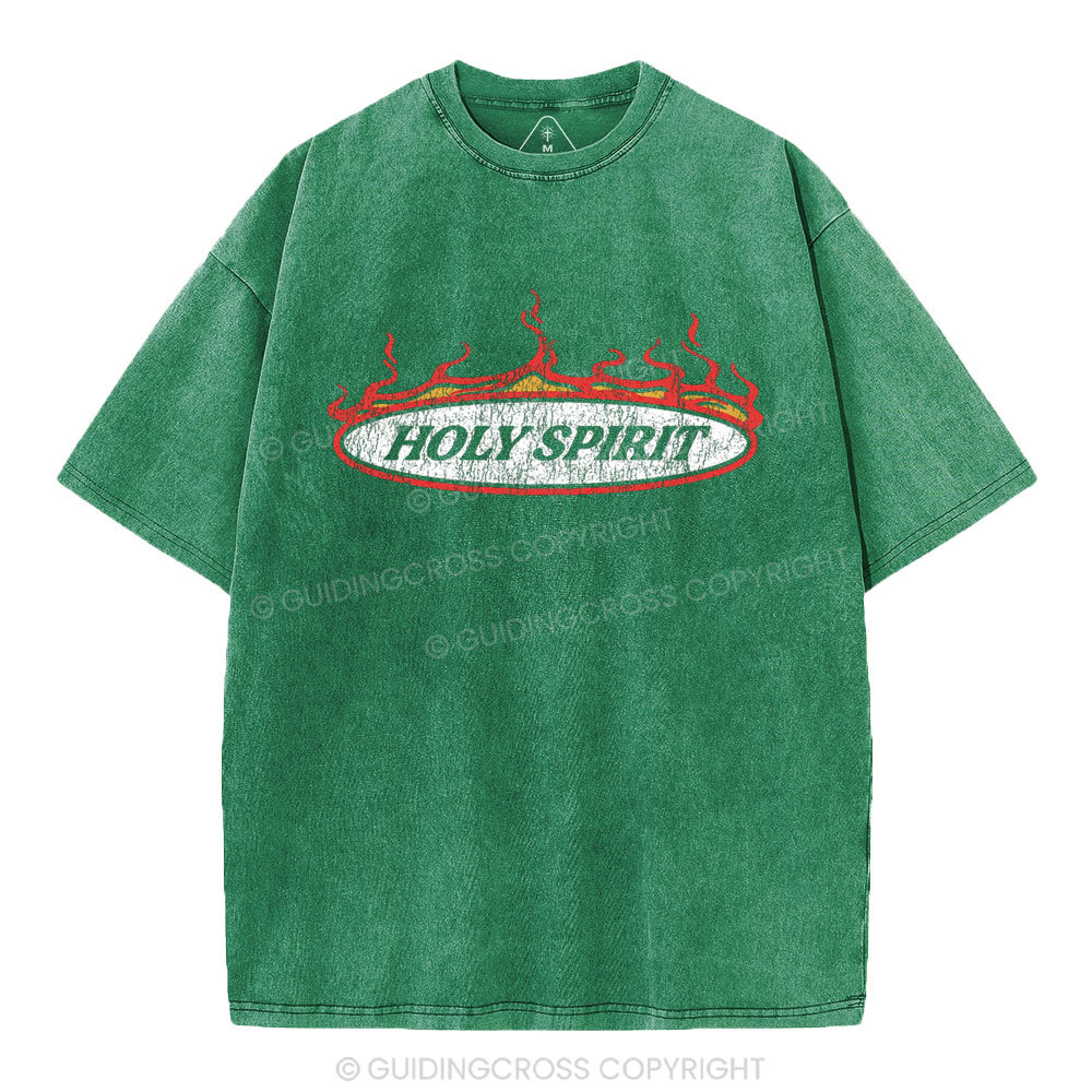 Holy Spirit Christian Washed T-Shirt
