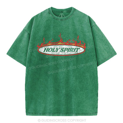 Holy Spirit Christian Washed T-Shirt