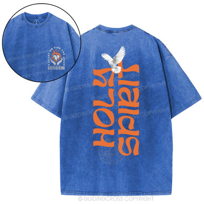 Holy Spirit Christian Washed T-Shirt