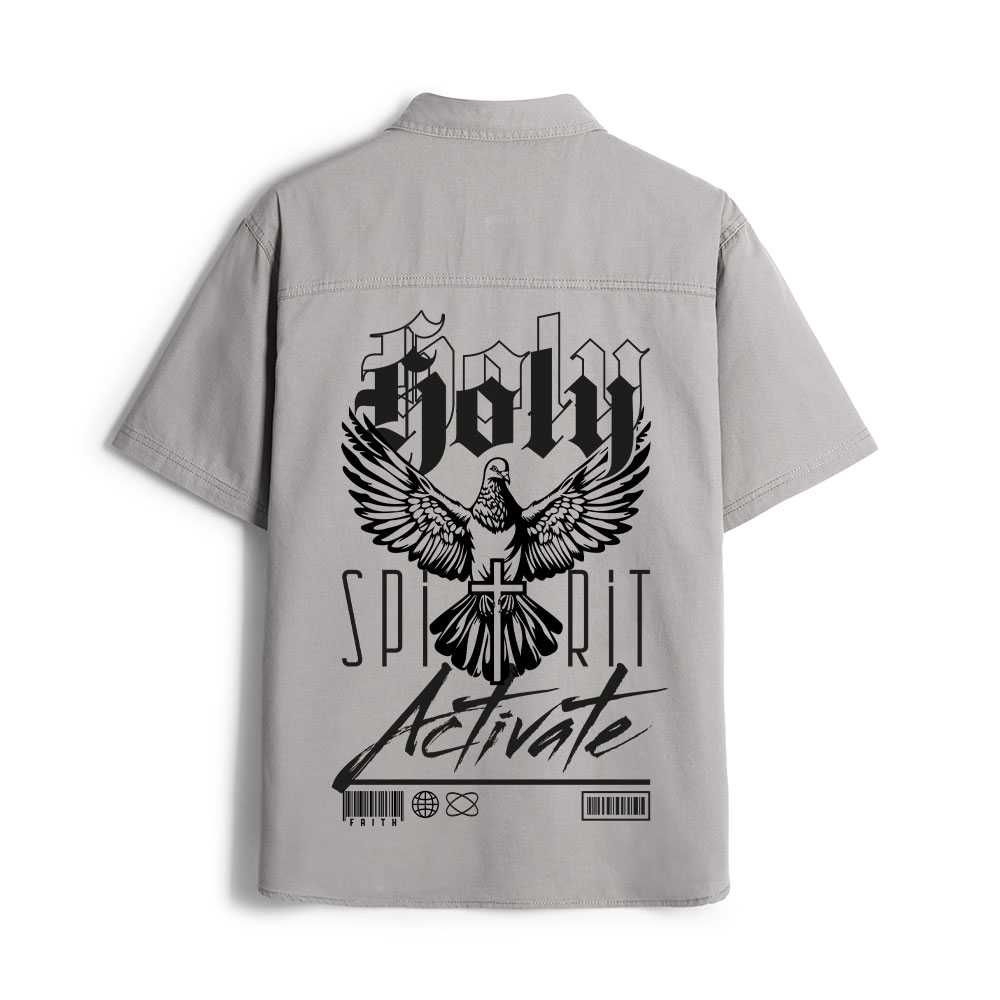 Holy Spirit Christian Work Shirt 