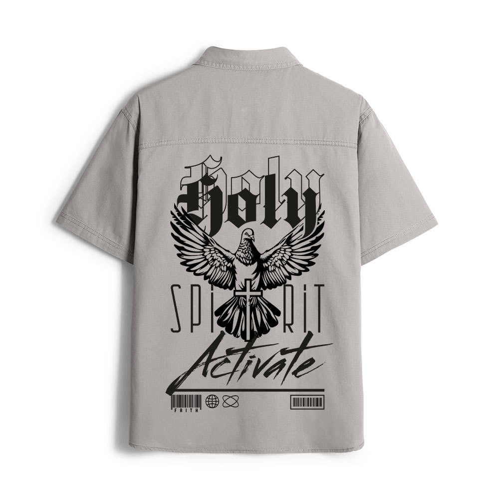Holy Spirit Christian Work Shirt 