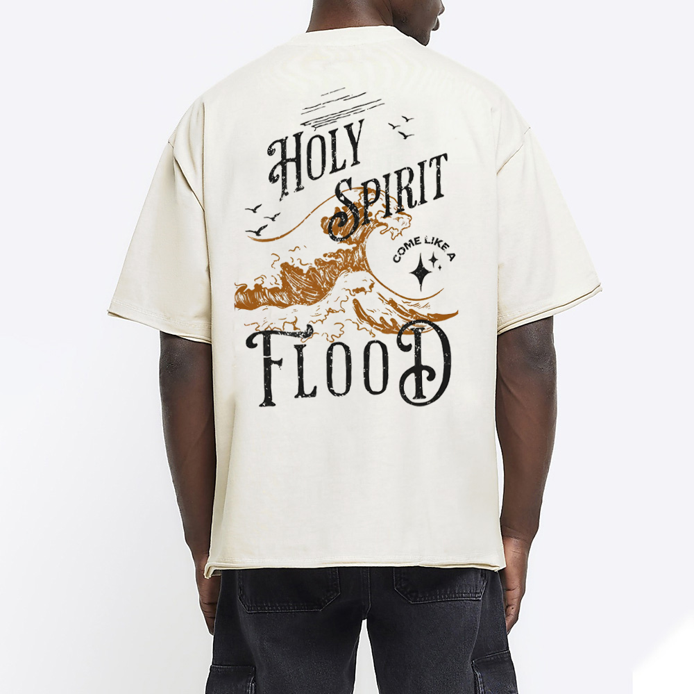 Holy Spirit Flood Christian Washed T-Shirt
