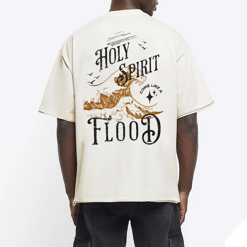 Holy Spirit Flood Christian Washed T-Shirt