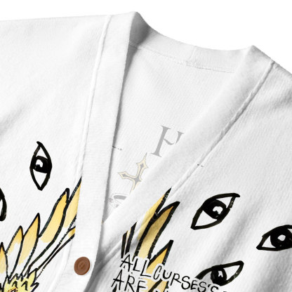 Holy Spirit Furry Christian Lightweight Cardigan