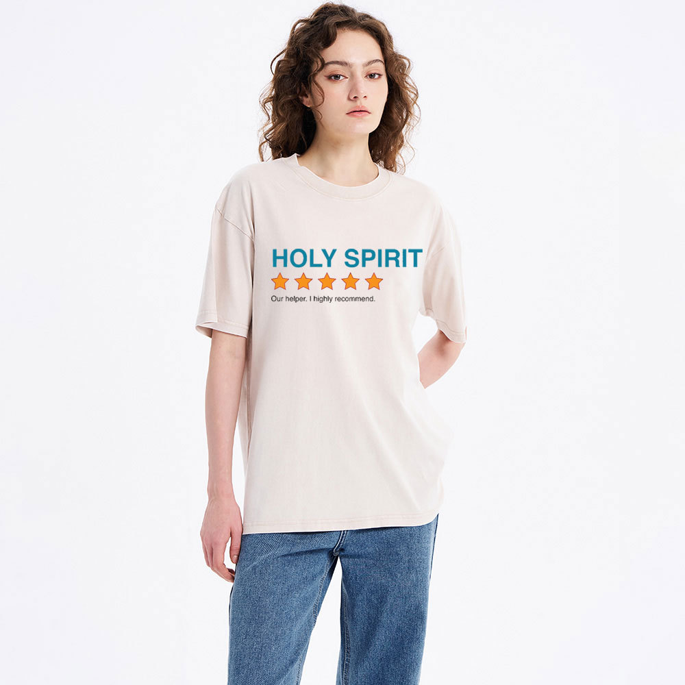 Holy Spirit I Highly Recommend Christian Washed T-Shirt