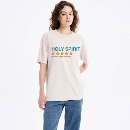 Holy Spirit I Highly Recommend Christian Washed T-Shirt