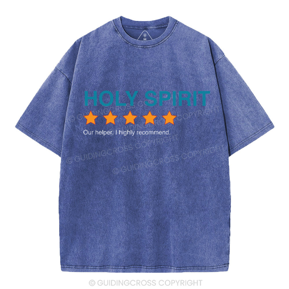 Holy Spirit I Highly Recommend Christian Washed T-Shirt