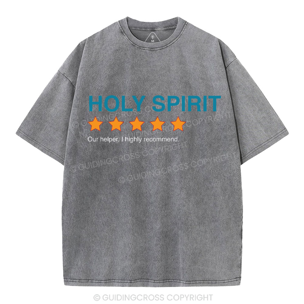 Holy Spirit I Highly Recommend Christian Washed T-Shirt