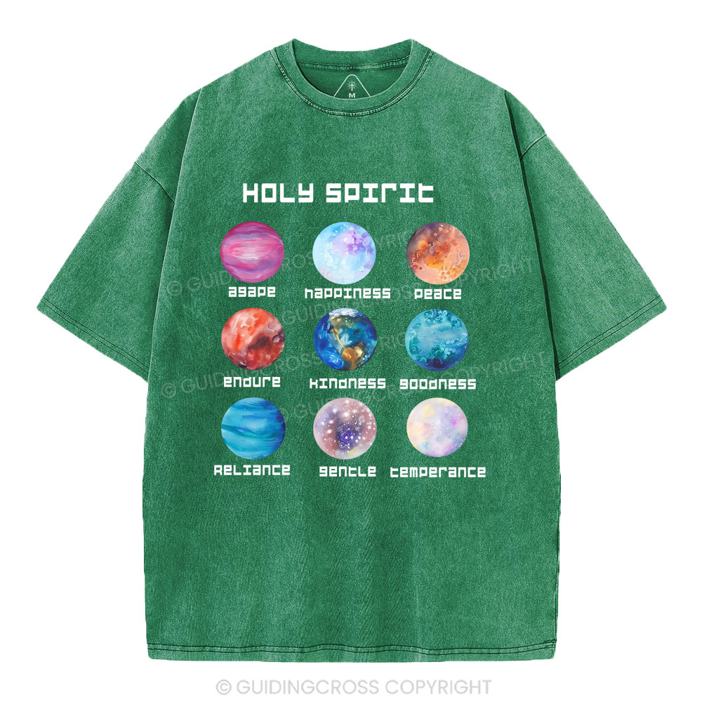 Holy Spirit Christian Washed T-Shirt