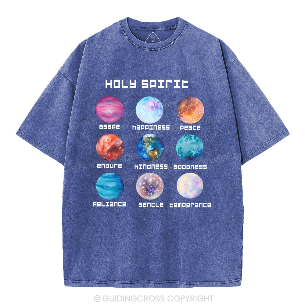 Holy Spirit Christian Washed T-Shirt