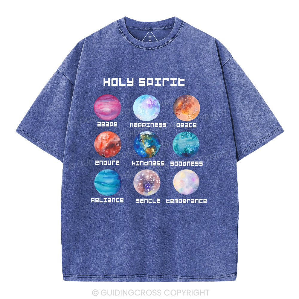 Holy Spirit Christian Washed T-Shirt