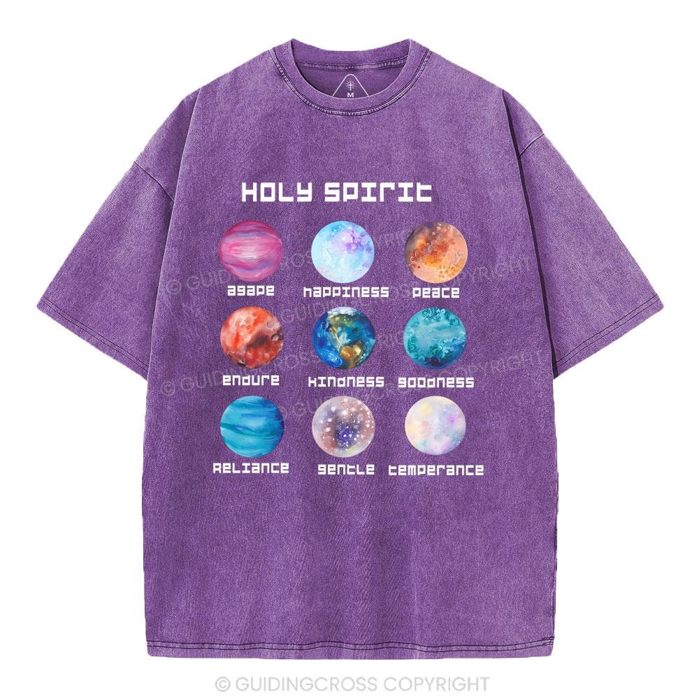 Holy Spirit Christian Washed T-Shirt