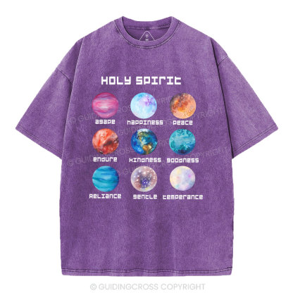 Holy Spirit Christian Washed T-Shirt