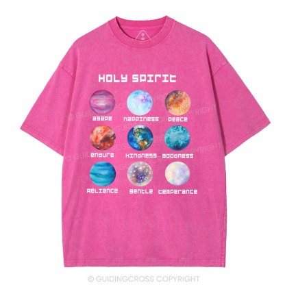 Holy Spirit Christian Washed T-Shirt