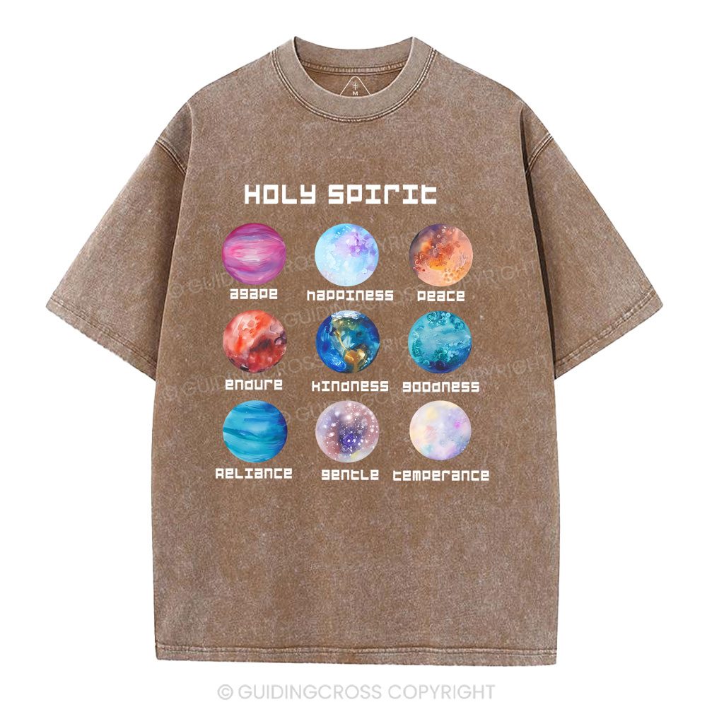 Holy Spirit Christian Washed T-Shirt