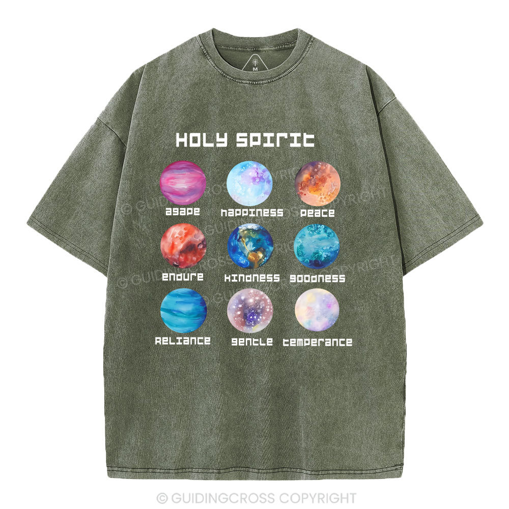 Holy Spirit Christian Washed T-Shirt