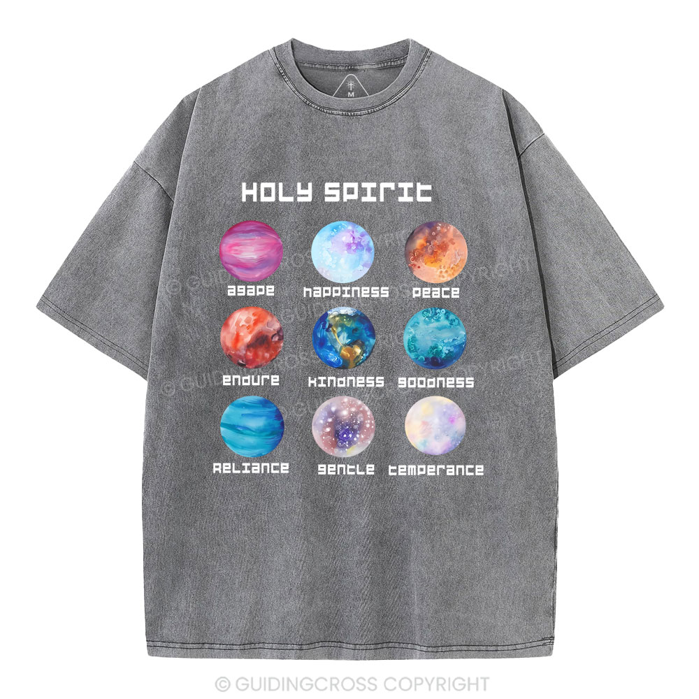 Holy Spirit Christian Washed T-Shirt