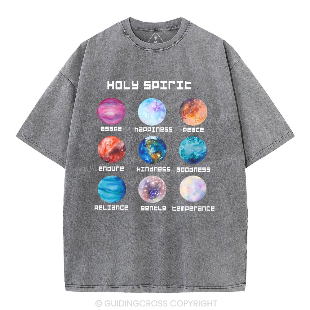 Holy Spirit Christian Washed T-Shirt