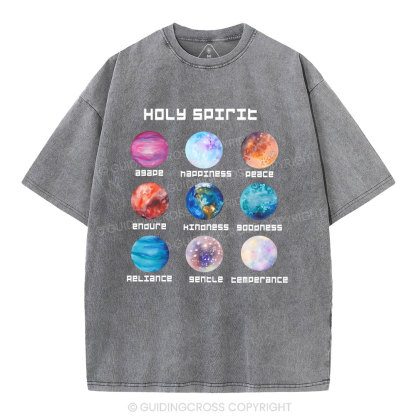 Holy Spirit Christian Washed T-Shirt