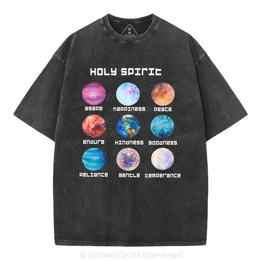 Holy Spirit Christian Washed T-Shirt