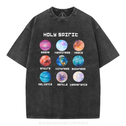 Holy Spirit Christian Washed T-Shirt