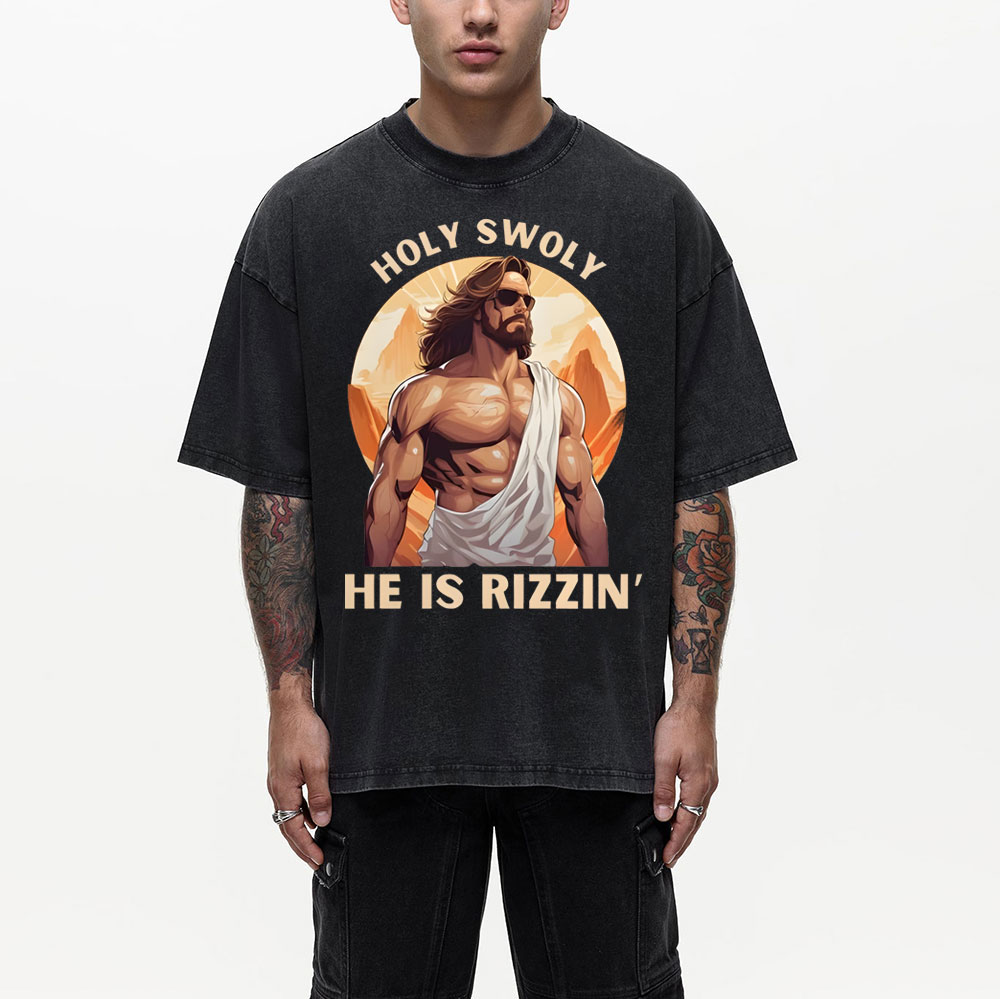Holy Swoly Chirstian Washed T-Shirt