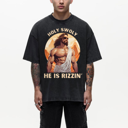 Holy Swoly Chirstian Washed T-Shirt
