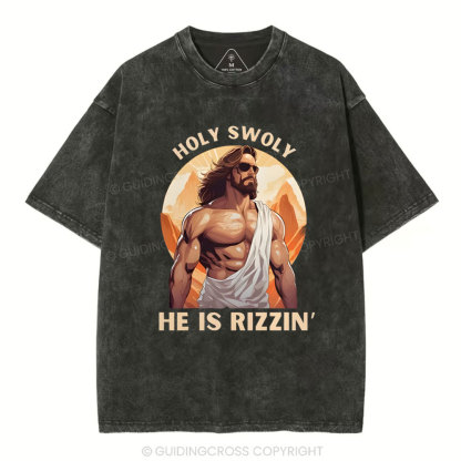 Holy Swoly Chirstian Washed T-Shirt
